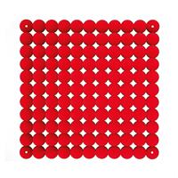 VedoNonVedo Timesquare decorative element for furnishing and dividing rooms - red 1